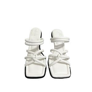 Circus by Sam Edelman White Strappy Heels Sandals - Size 6